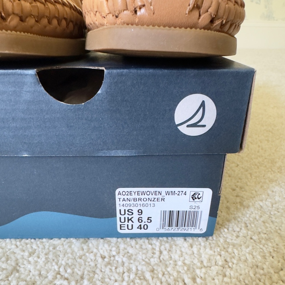Sperry Woven Boat Shoes - Light Brown - Picture 2 of 3